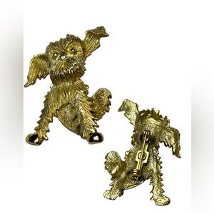 Vintage Dog Brooch Pin